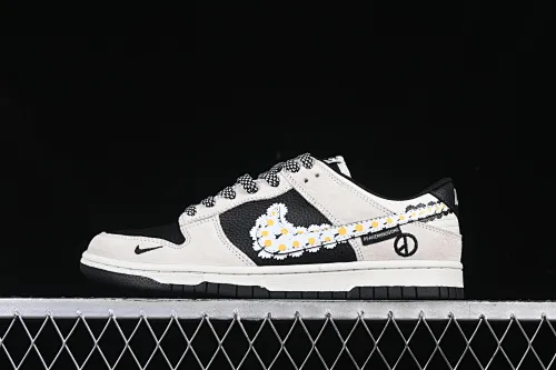 All categories Nk SB Dunk Series Nk SB Dunk Low High-end customized low-top sneakers Nk SB Dunk Low Lightning joint Daisy white hook Anniversary high-end customized low-top casual sneakers DJ2024-073